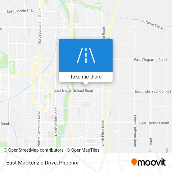 East Mackenzie Drive map