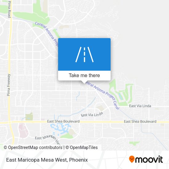 East Maricopa Mesa West map