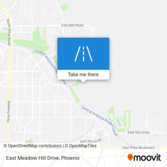 Mapa de East Meadow Hill Drive