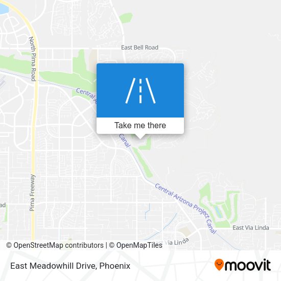 Mapa de East Meadowhill Drive