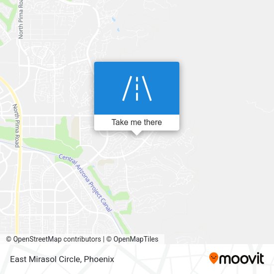 East Mirasol Circle map