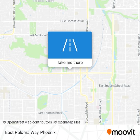 East Paloma Way map