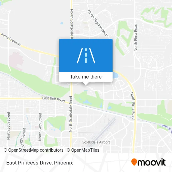 East Princess Drive map