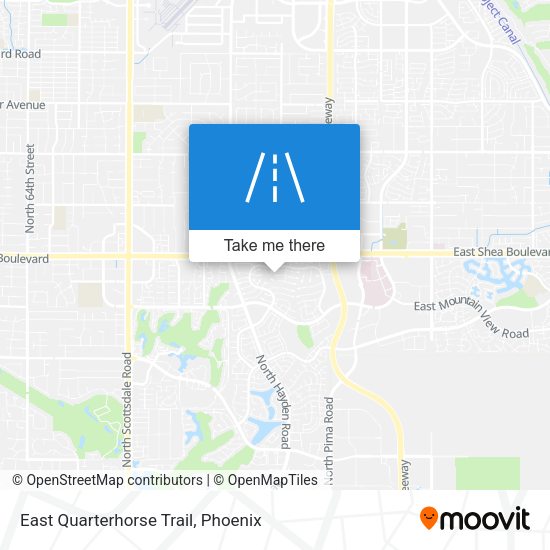 Mapa de East Quarterhorse Trail