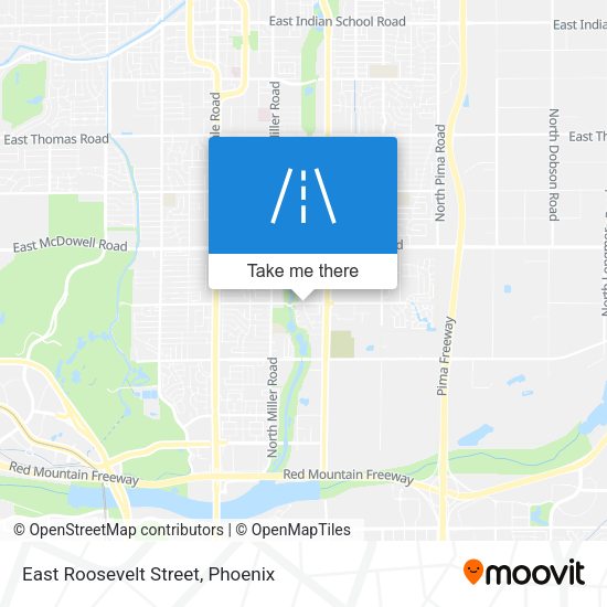East Roosevelt Street map