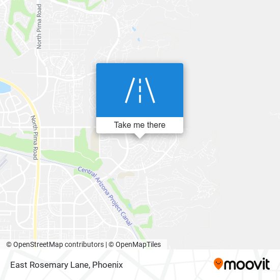 East Rosemary Lane map