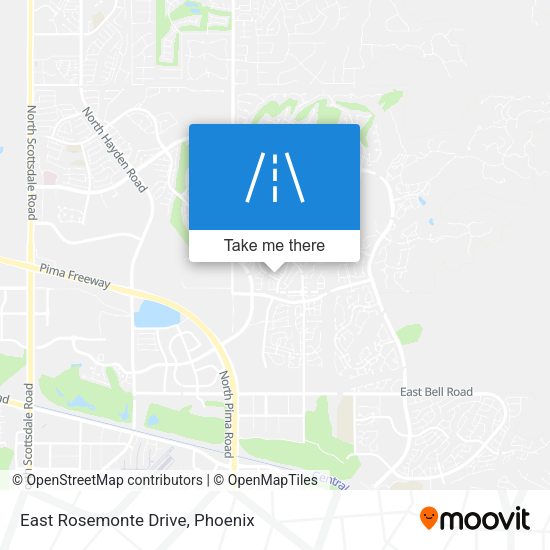 Mapa de East Rosemonte Drive