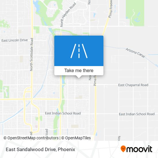 East Sandalwood Drive map