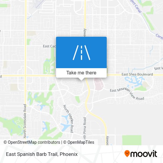 Mapa de East Spanish Barb Trail