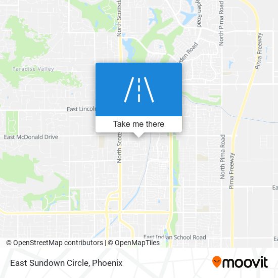 East Sundown Circle map