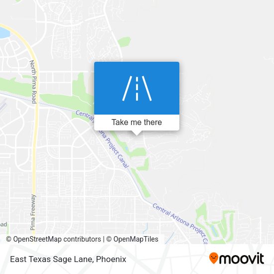 Mapa de East Texas Sage Lane