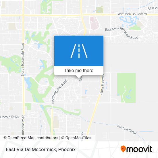 East Via De Mccormick map