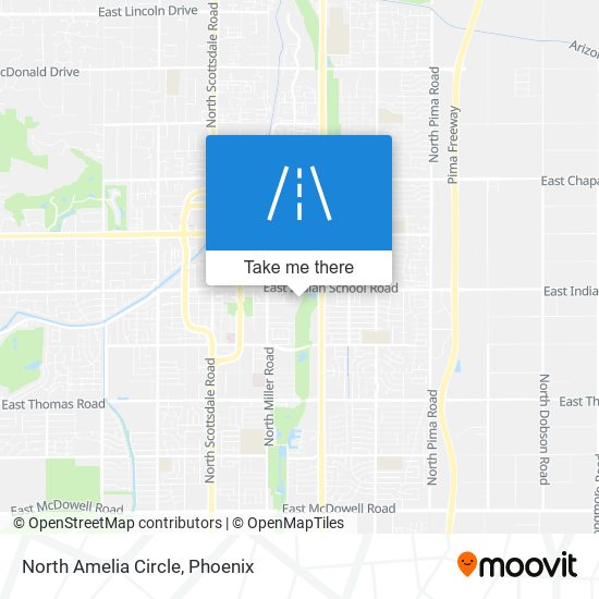 Mapa de North Amelia Circle