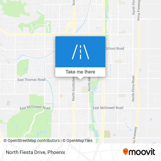 Mapa de North Fiesta Drive