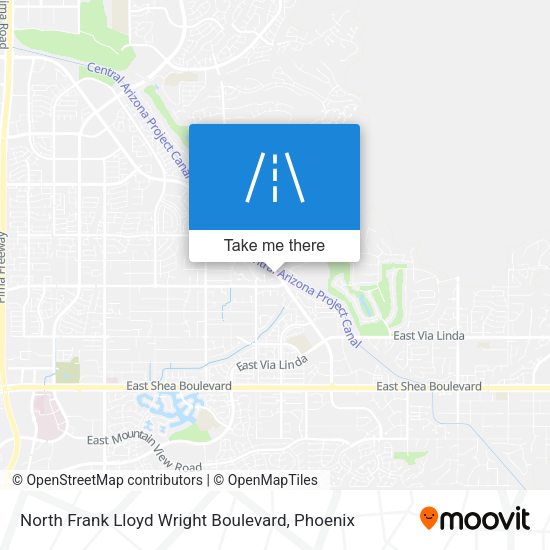 Mapa de North Frank Lloyd Wright Boulevard