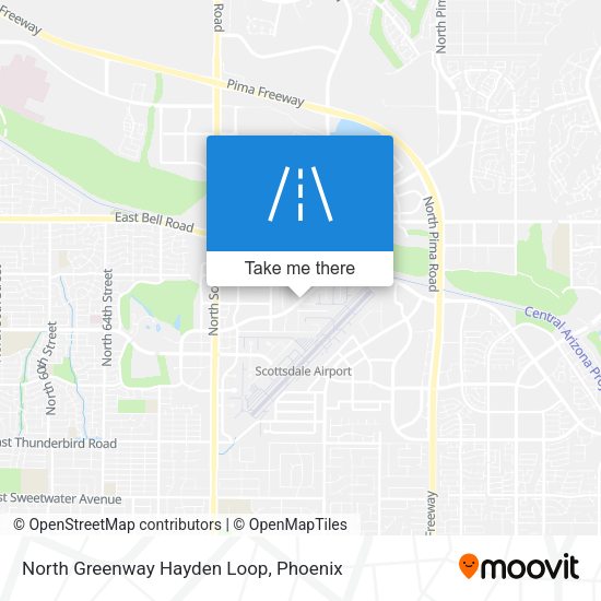 North Greenway Hayden Loop map