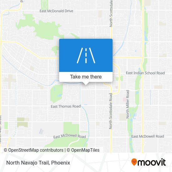 Mapa de North Navajo Trail