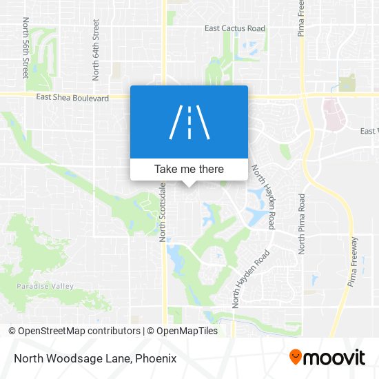 Mapa de North Woodsage Lane