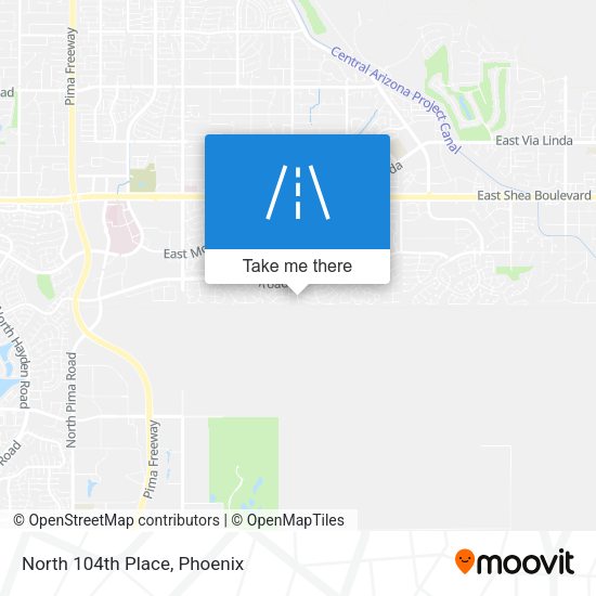 Mapa de North 104th Place