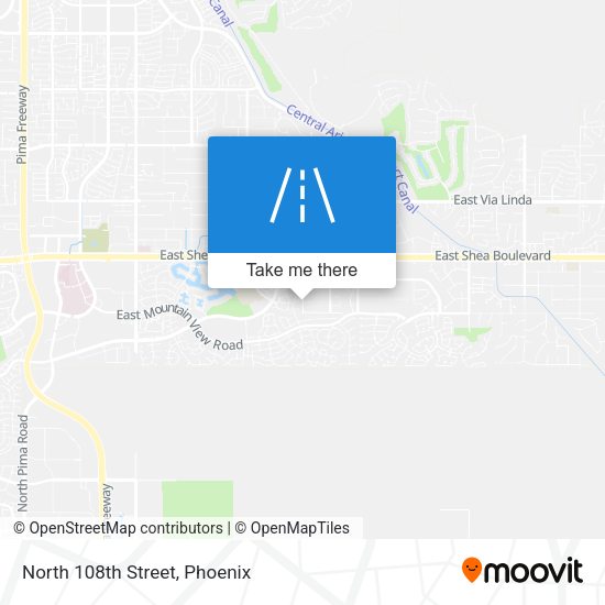 Mapa de North 108th Street