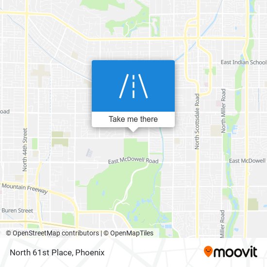 Mapa de North 61st Place