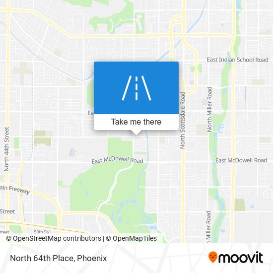 Mapa de North 64th Place