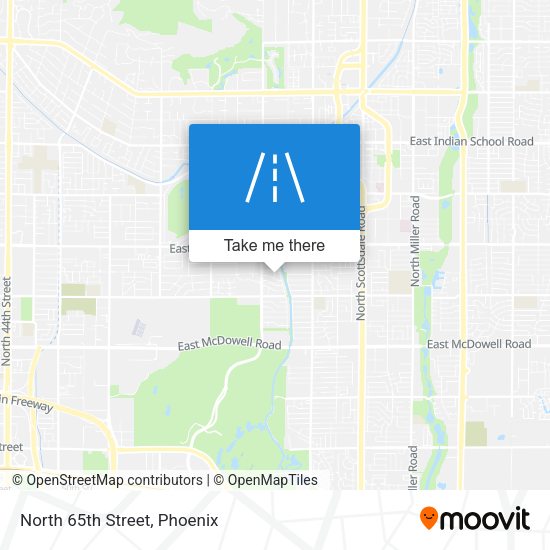 Mapa de North 65th Street