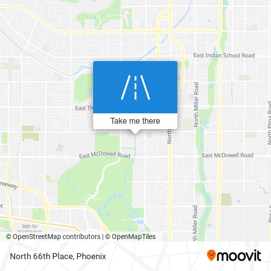 Mapa de North 66th Place