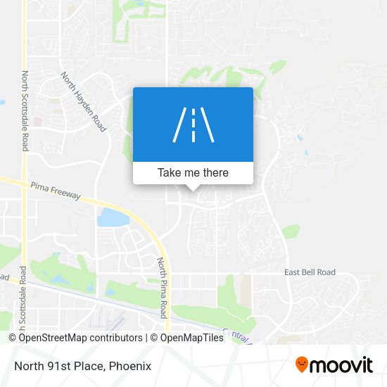 Mapa de North 91st Place