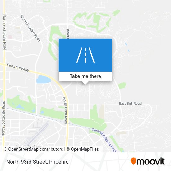 Mapa de North 93rd Street