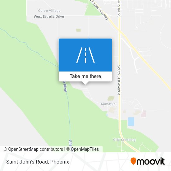 Mapa de Saint John's Road