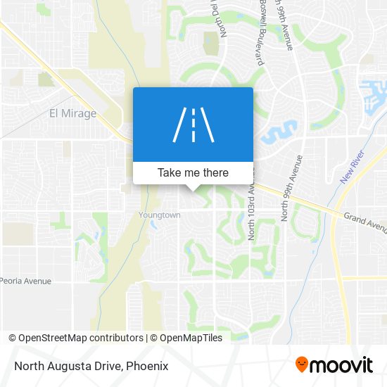 North Augusta Drive map