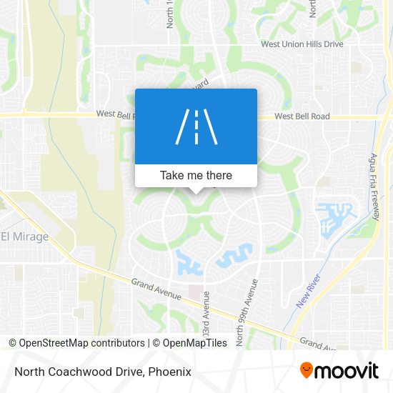 Mapa de North Coachwood Drive