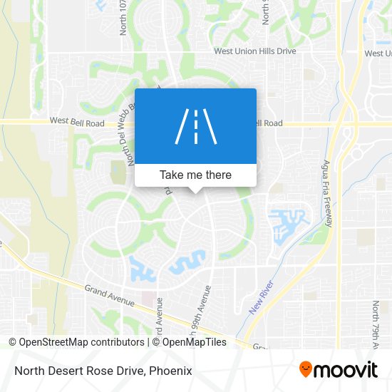 Mapa de North Desert Rose Drive