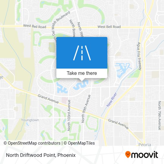 Mapa de North Driftwood Point