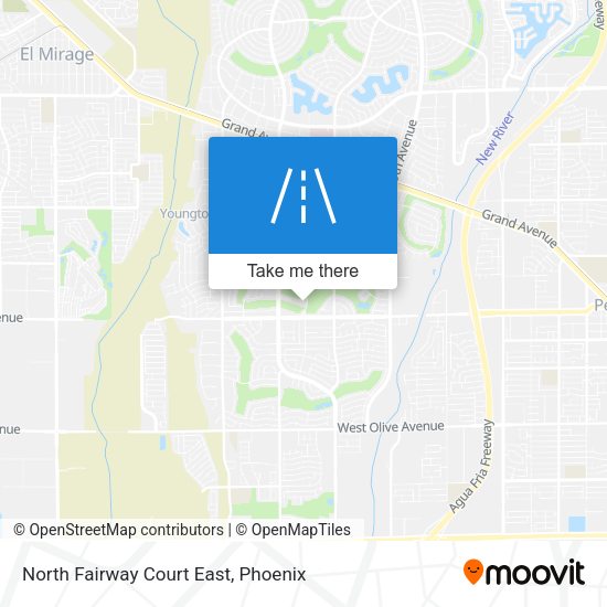 Mapa de North Fairway Court East