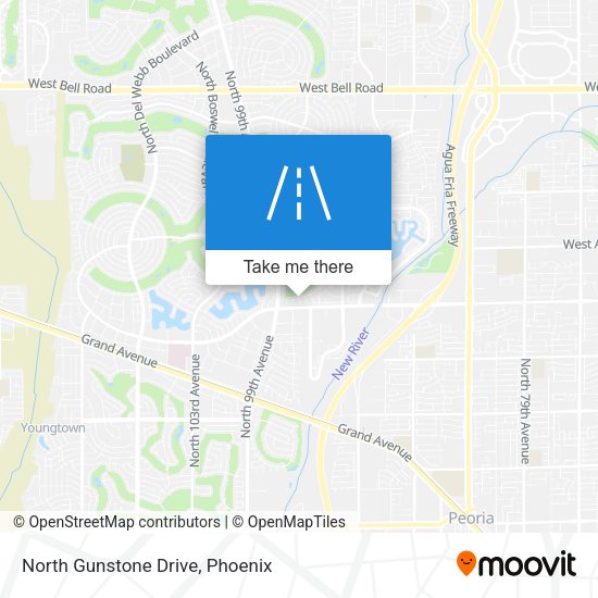 North Gunstone Drive map