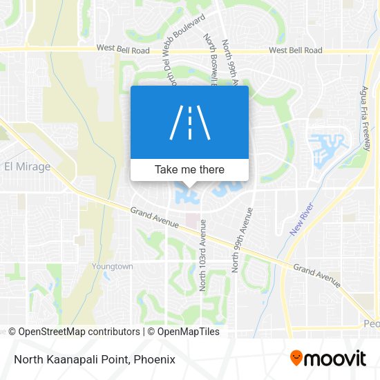 North Kaanapali Point map
