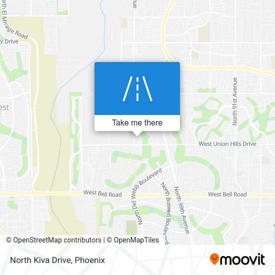 Mapa de North Kiva Drive