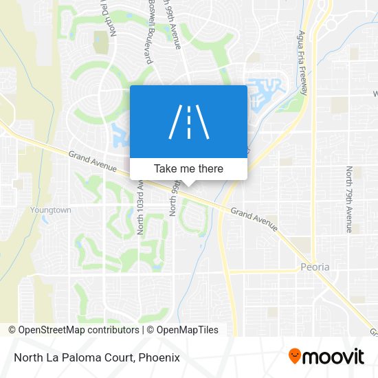 Mapa de North La Paloma Court