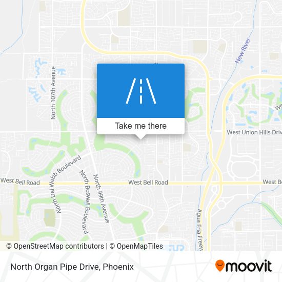 Mapa de North Organ Pipe Drive