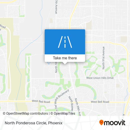 Mapa de North Ponderosa Circle
