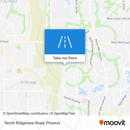 Mapa de North Ridgeview Road