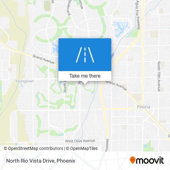 North Rio Vista Drive map