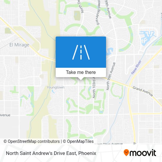 Mapa de North Saint Andrew's Drive East