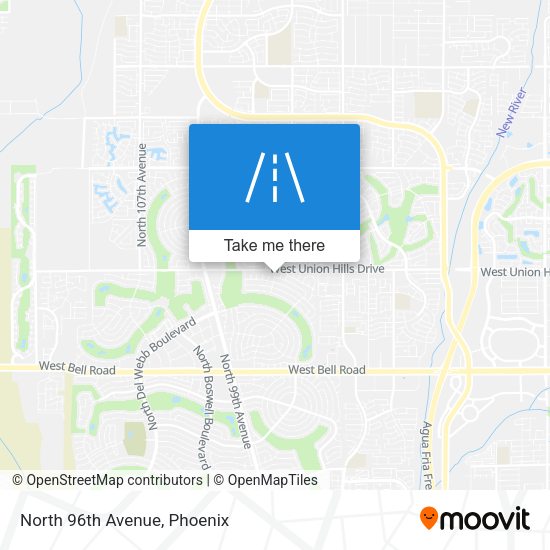 Mapa de North 96th Avenue