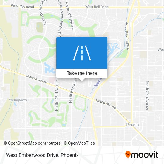 West Emberwood Drive map