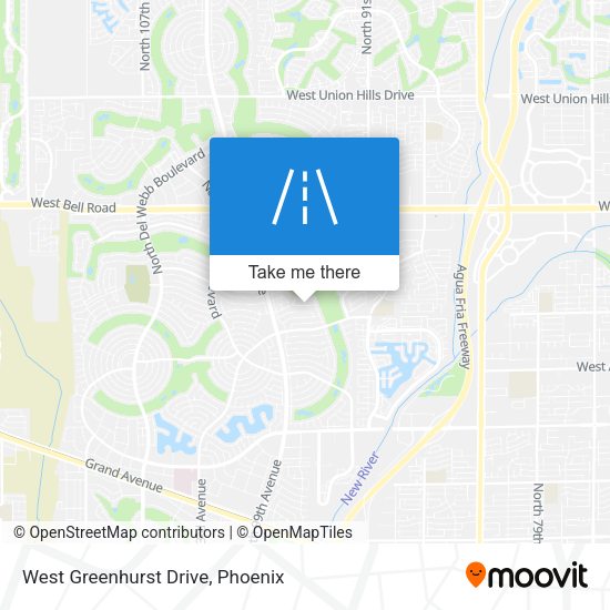 West Greenhurst Drive map