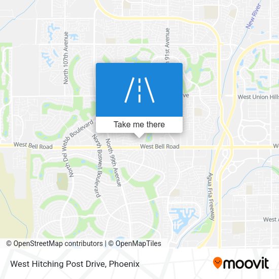 West Hitching Post Drive map