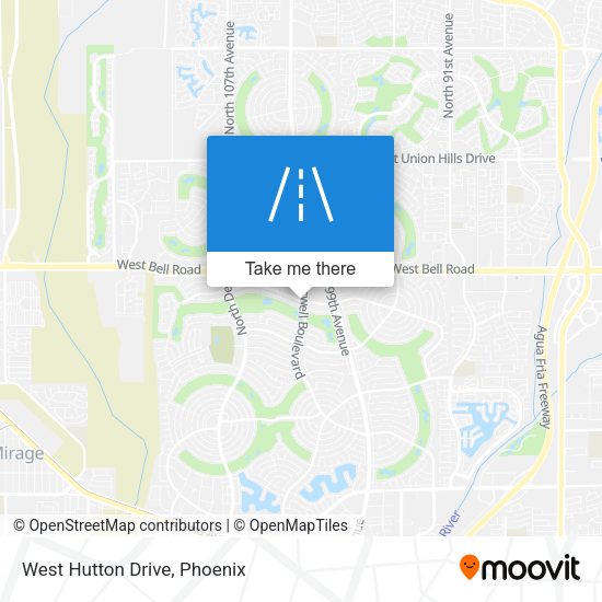 Mapa de West Hutton Drive